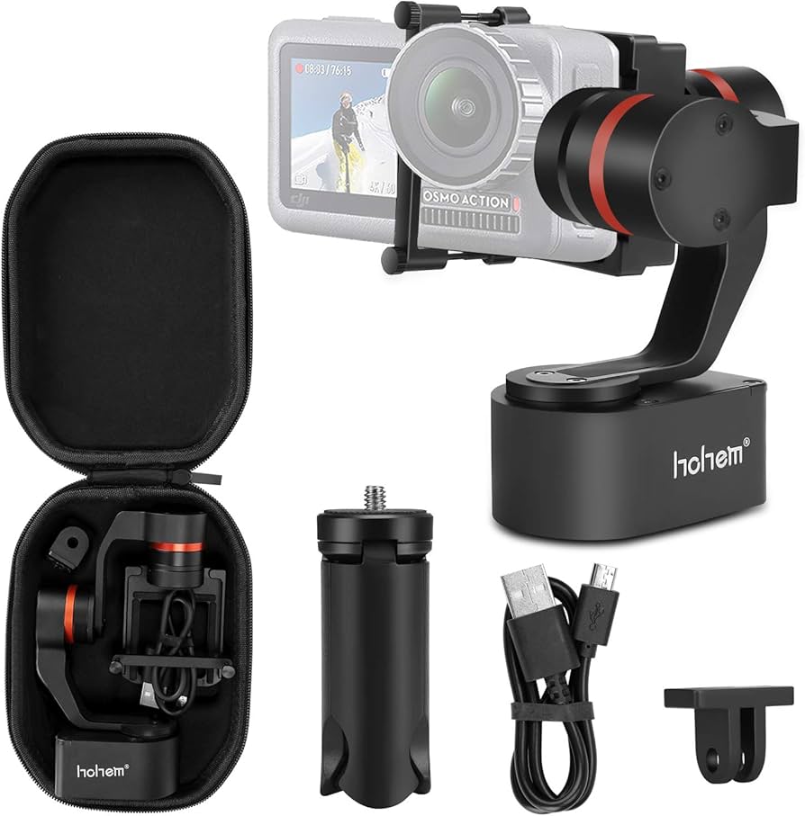 Amazon | ホーエン(Hohem) 3軸 アクションカメラ用 スタビライザー