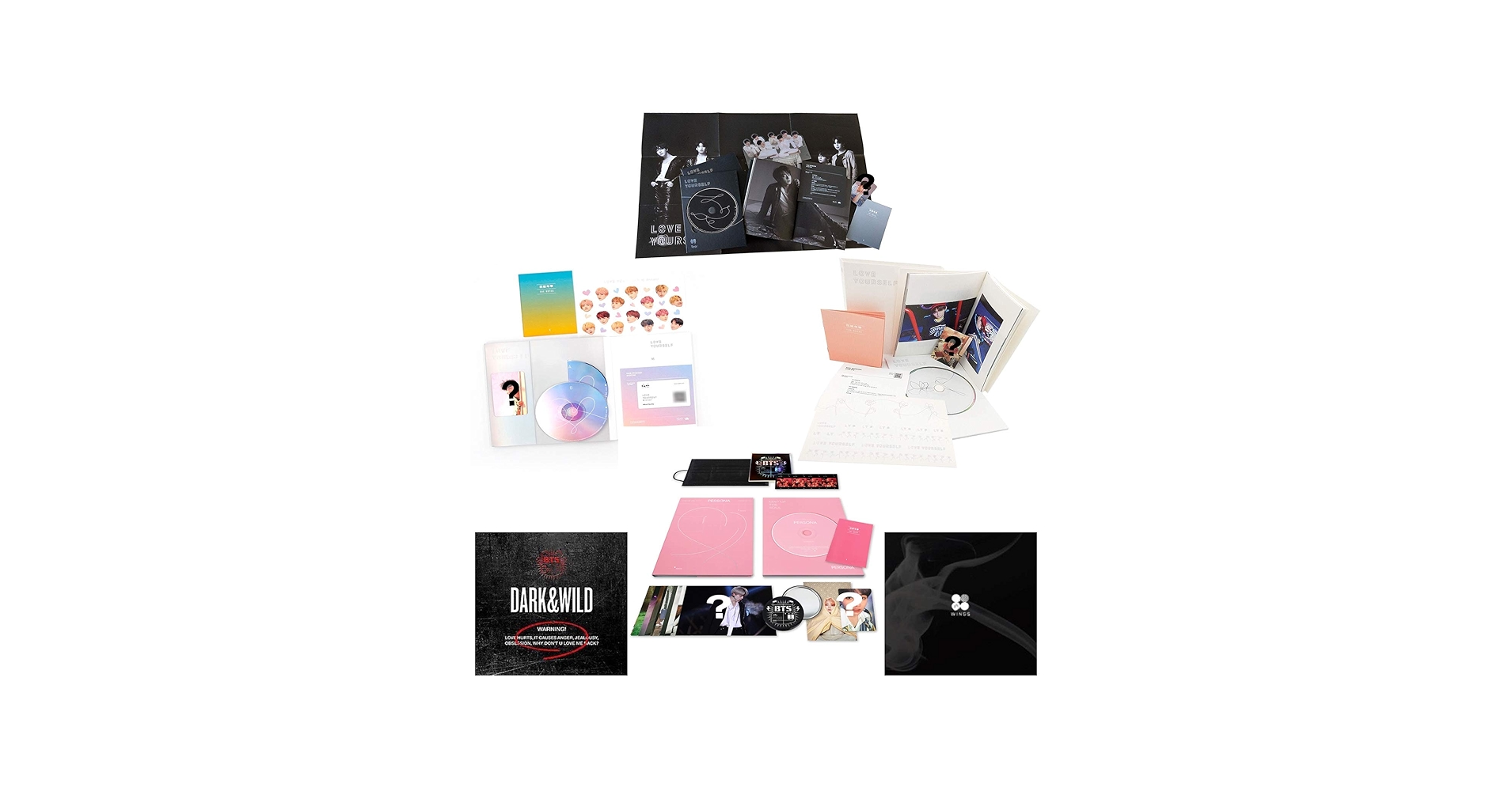 BTS - BTS: Album Collection - 6 Limited Edition Boxed Sets (Love
