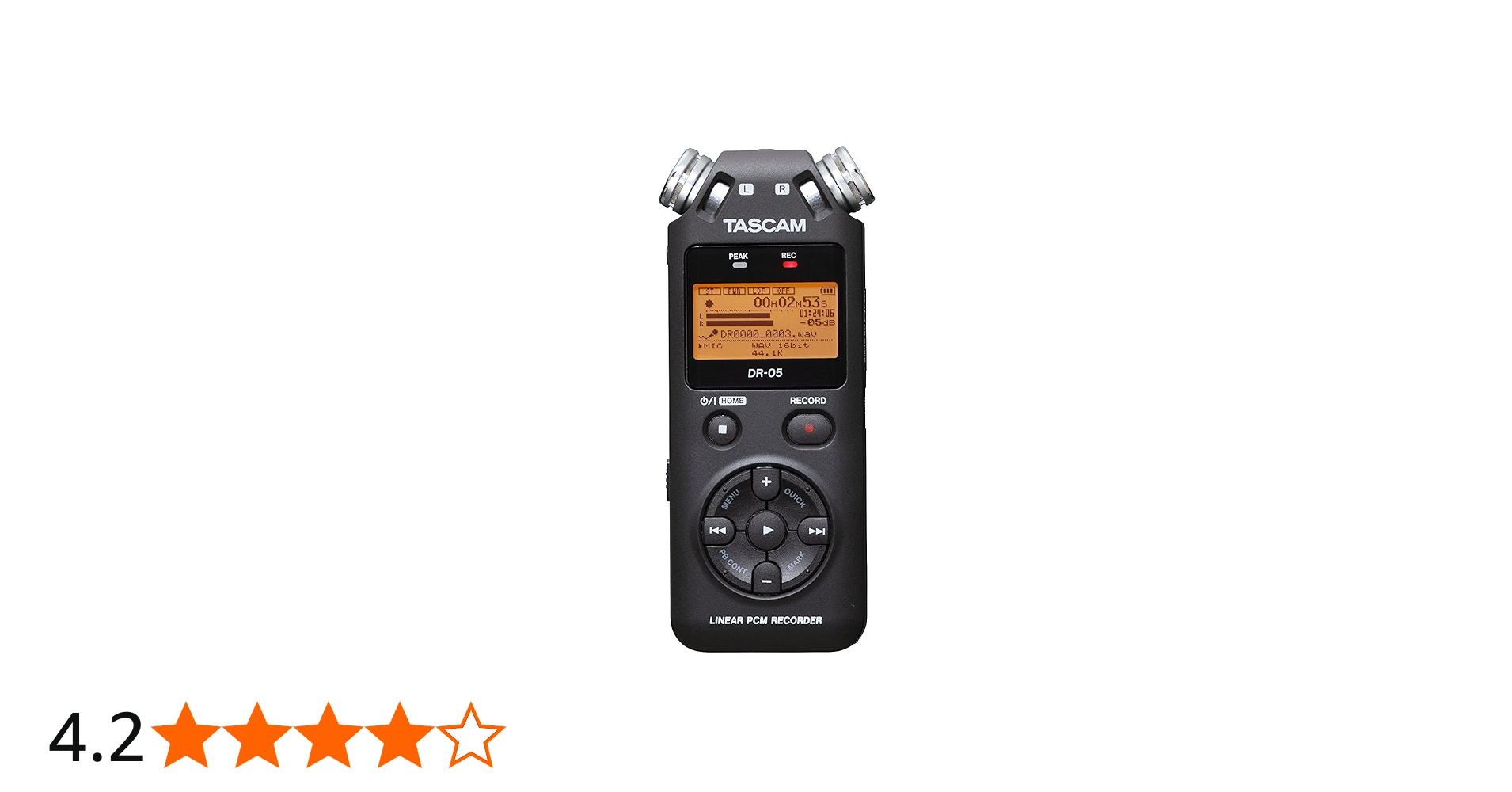Amazon | TASCAM リニアPCM/ICレコーダー 24bit/96kHz対応 無指向性