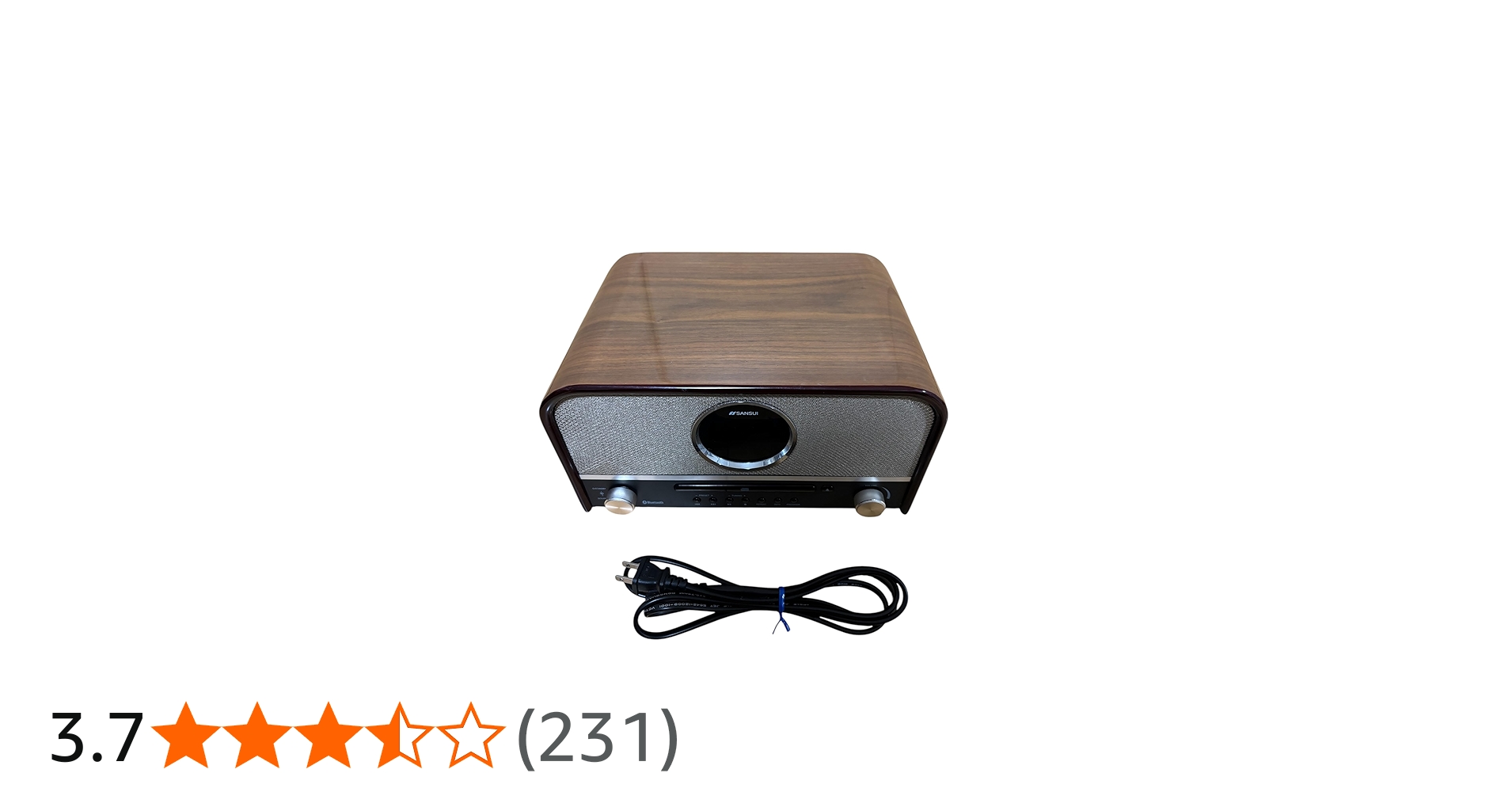 Amazon.co.jp: SANSUI CDプレーヤー Bluetooth対応 SMS-800BT : 家電