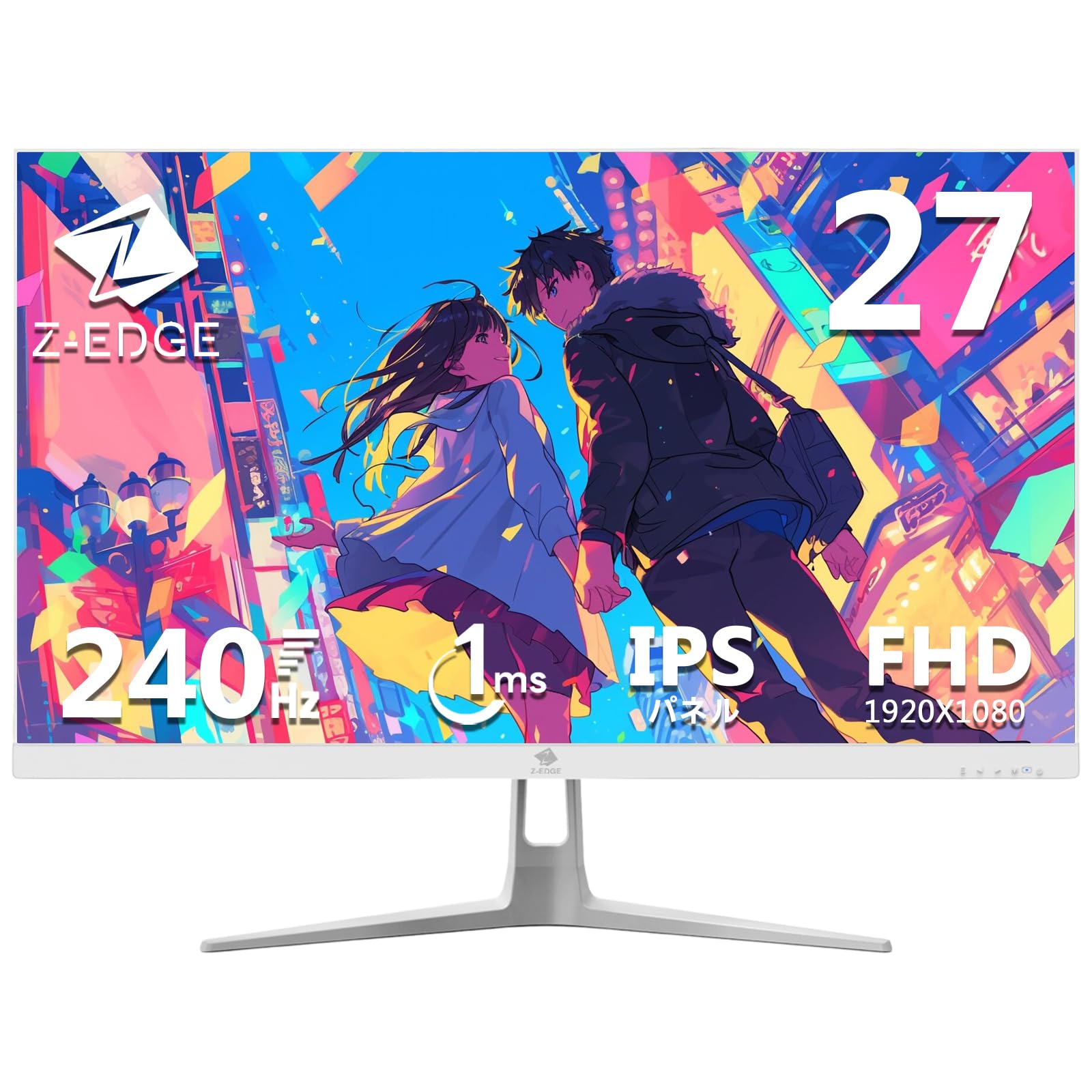 Amazon.co.jp: Z Z-Edge(ゼロエッジ) ゲーミングモニター 27型 240Hz