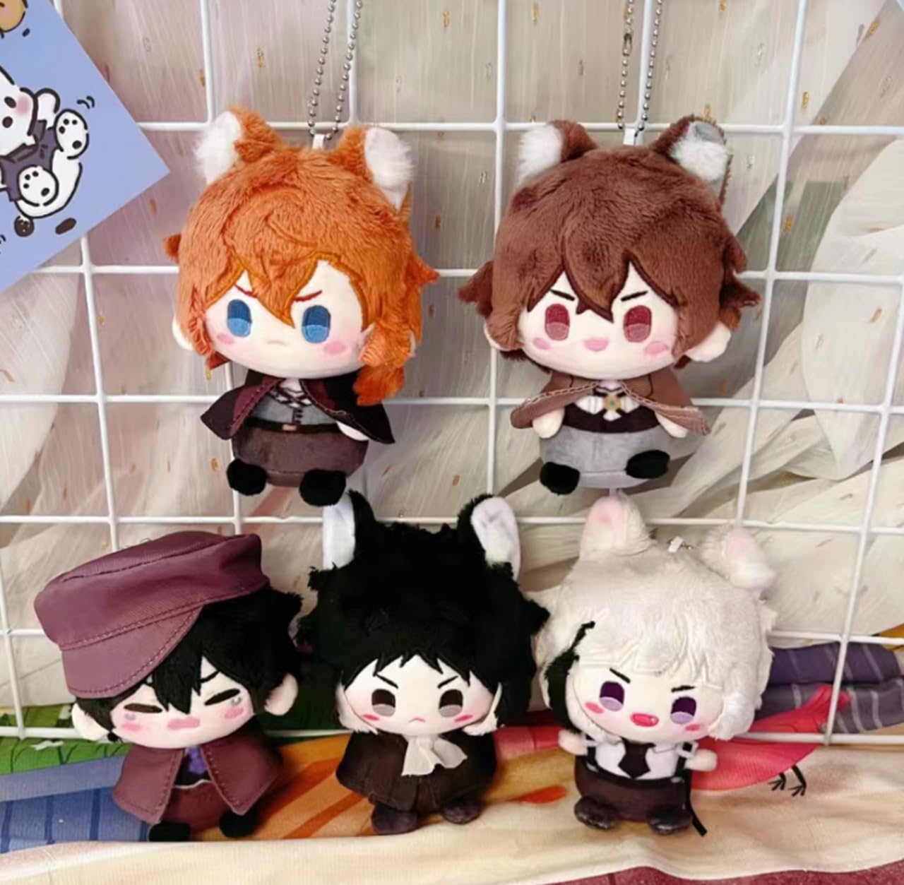 Amazon.co.jp: キーホルダー 文豪ストレイドッグス ぬいぐるみ 中島 敦