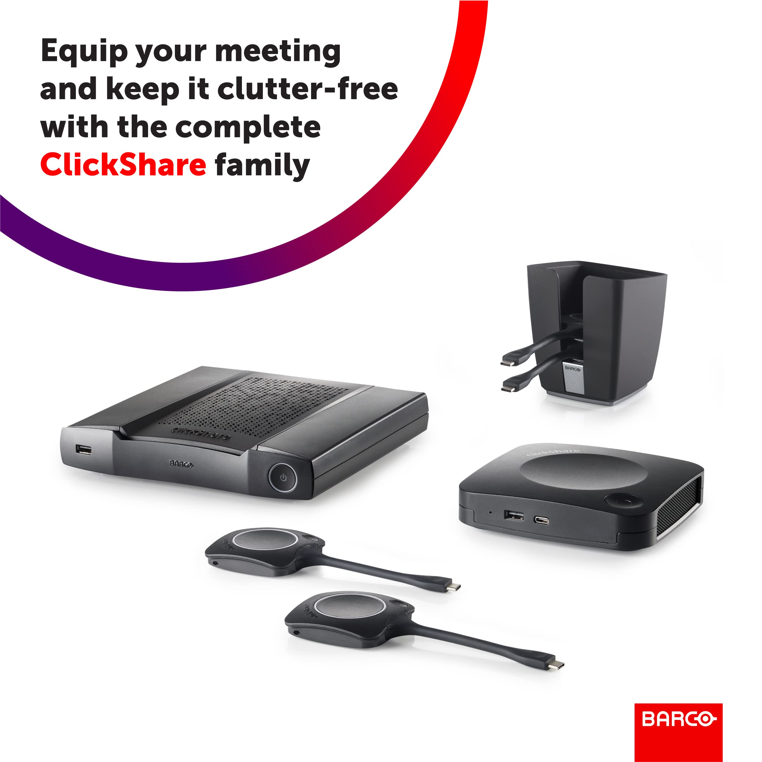 Amazon.com: Barco ClickShare Tray and 2 ClickShare Buttons, Value