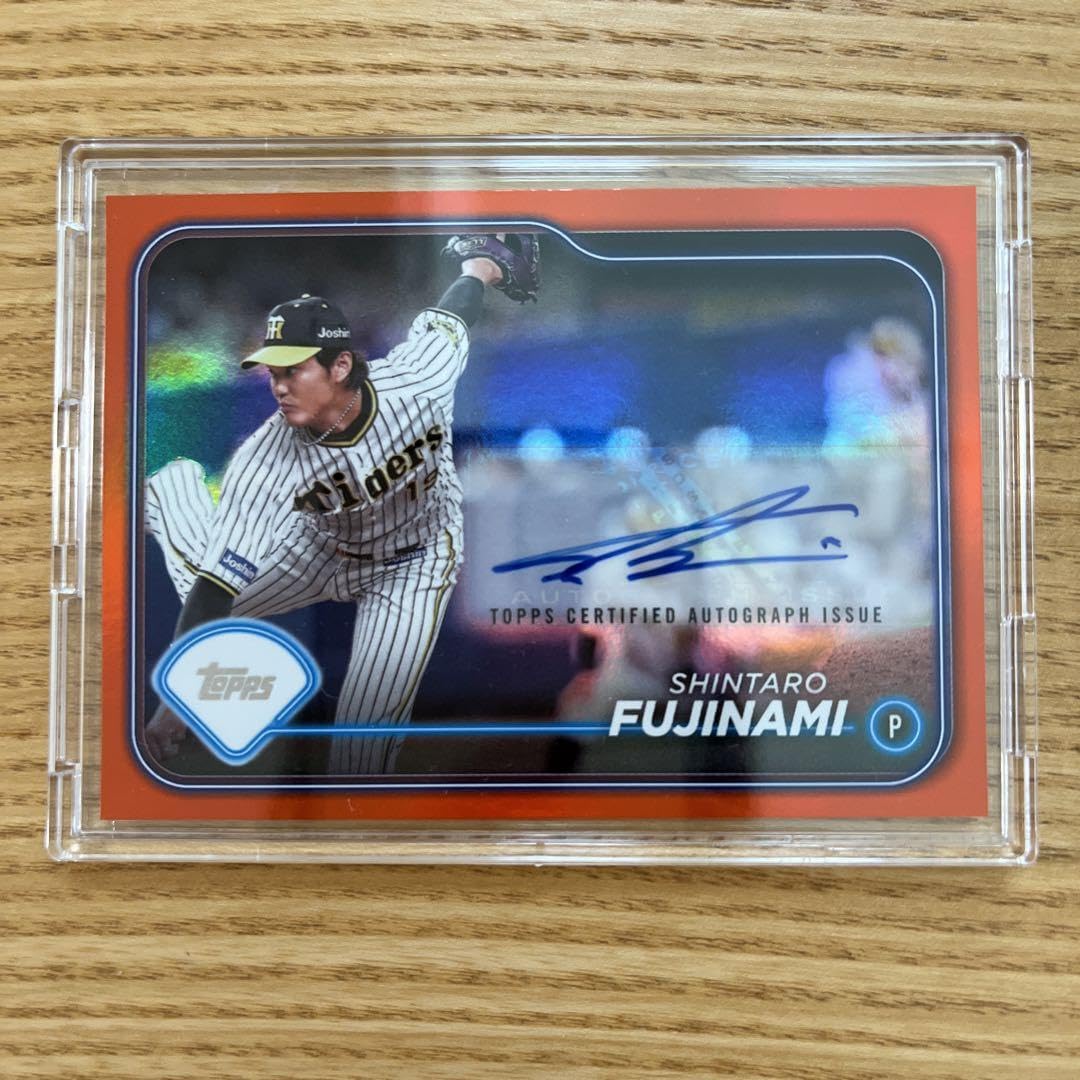Amazon.co.jp: 藤浪晋太郎 2024 topps 直筆サインカード 25枚限定