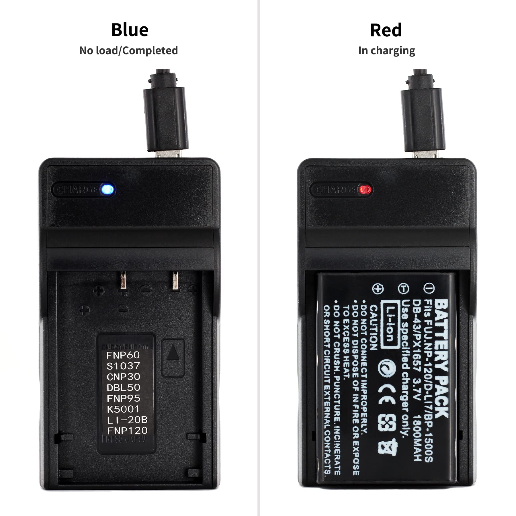 Amazon.com : Norifon NP-120 USB Charger for Fujifilm FinePix 603
