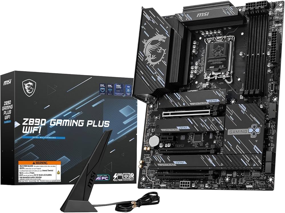 Amazon.co.jp: MSI Z890 GAMING PLUS WIFI Z890チップセット搭載 ATX