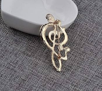 Amazon.co.jp: 1st market のブローチ音符ブローチピンパールライン