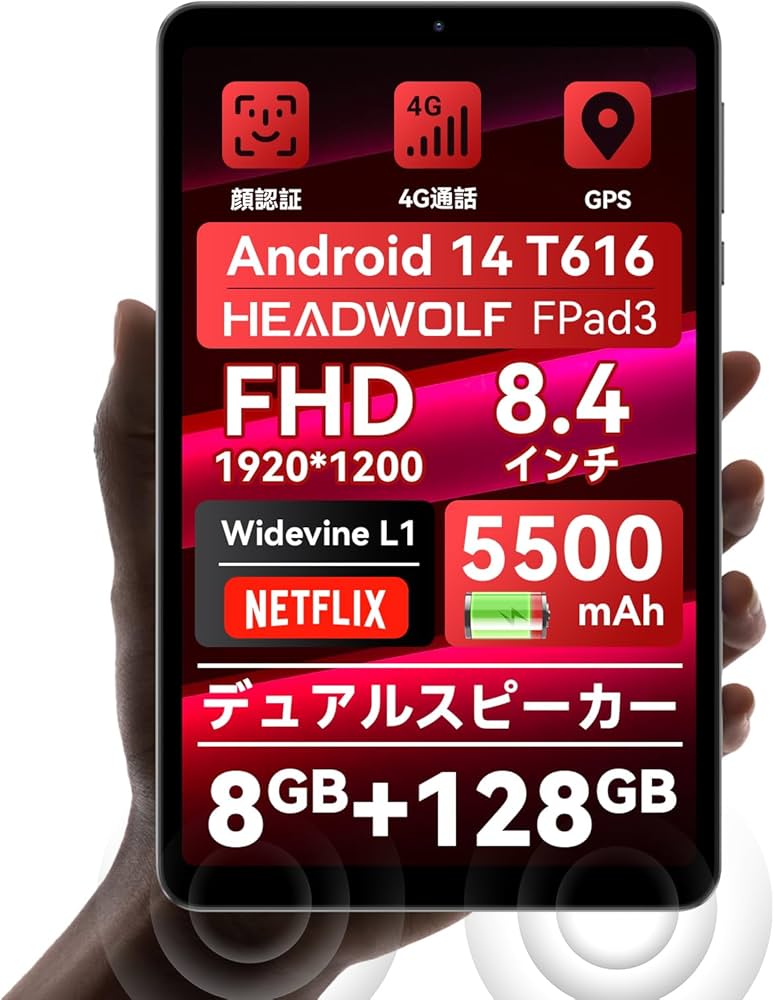 Amazon.co.jp: タブレット 8インチ Headwolf FPad3 タブレット SIM