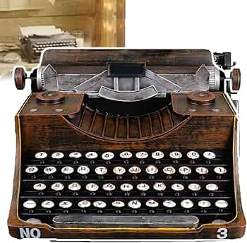クラシック ブラウン タイプライター クラシック ブラウン タイプライター