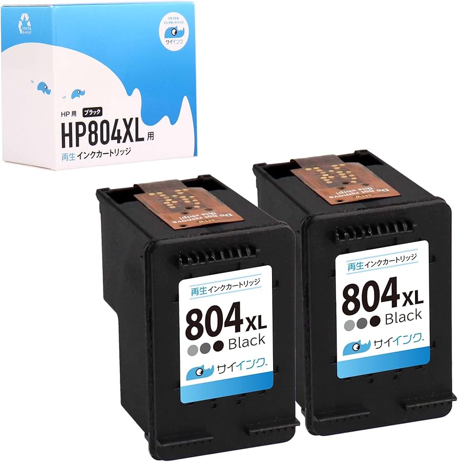 Amazon.co.jp: サイインク （HP互換）リサイクルインク 804XL ブラック