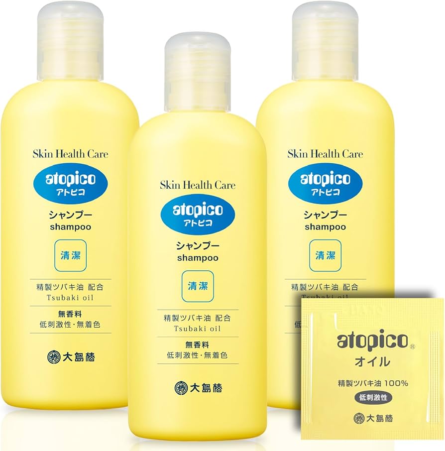 Amazon | 大島椿 アトピコ スキンヘルスケア シャンプー 250mL×3本