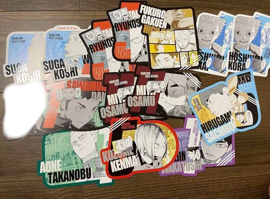 Amazon.co.jp: ハイキュー オリジナルカットカード カットカード 烏野