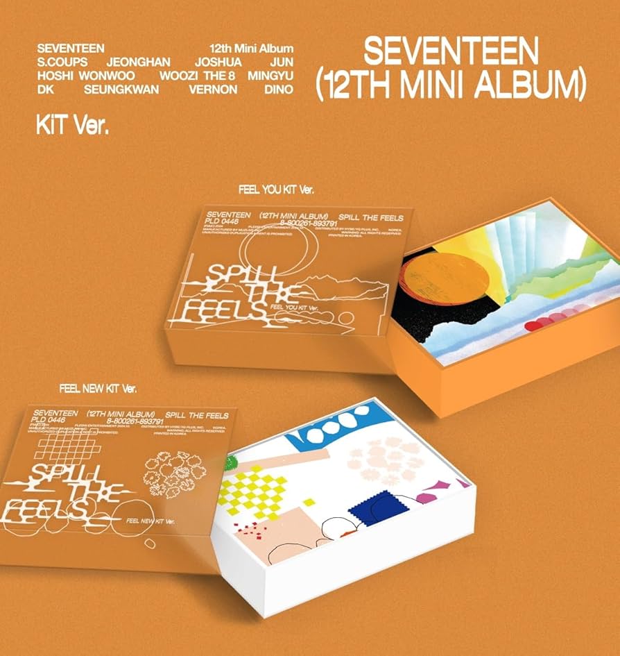 Amazon.com: SEVENTEEN Spill The Feels [KiT Ver.] 12th Mini Album