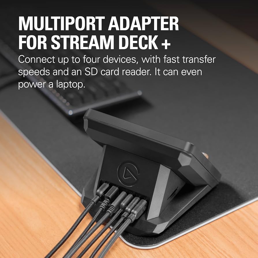 Amazon.com: Elgato USB Hub – For Stream Deck +, 2 USB-C Ports/2