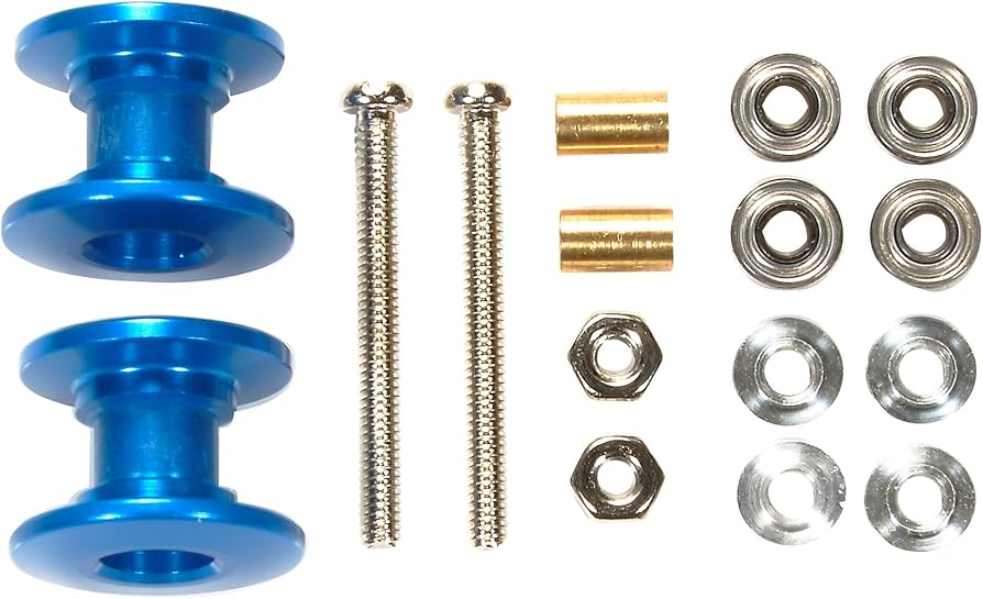 Amazon | タミヤ ミニ四駆限定シリーズ 軽量2段アルミローラーセット