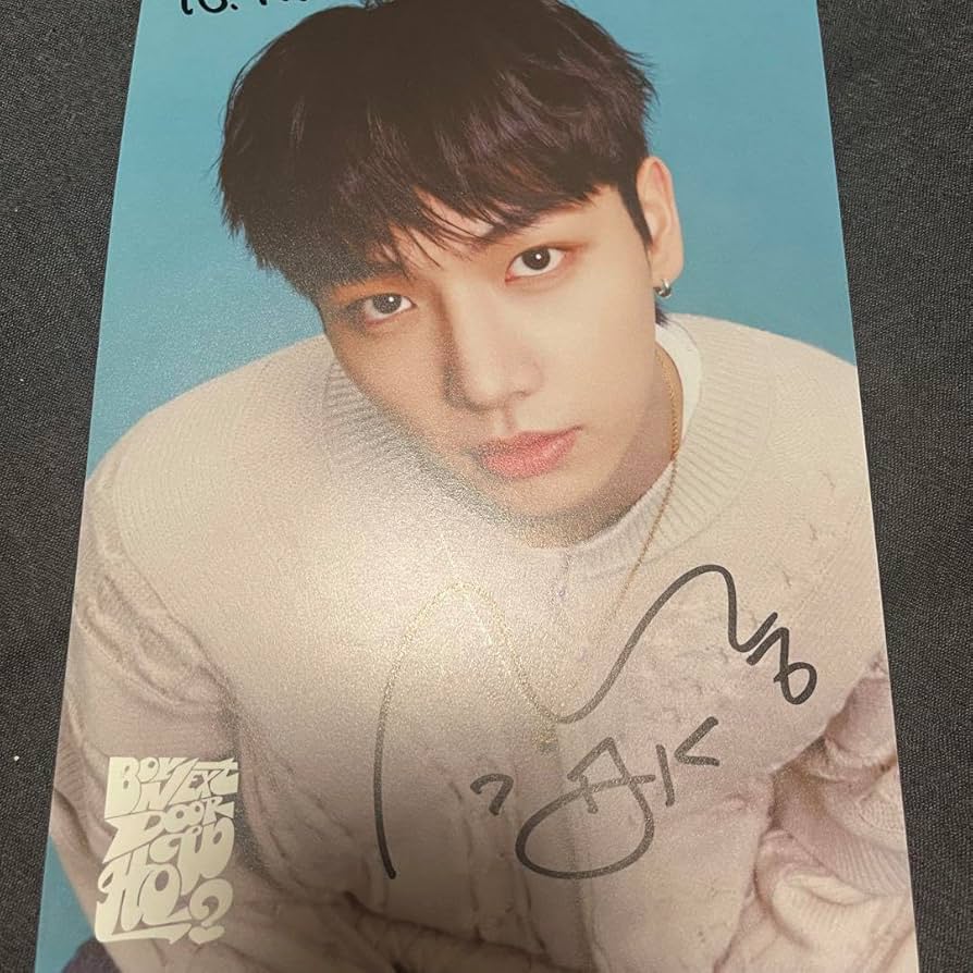 Amazon.co.jp: ボイネク ボネクド ジェヒョン 直筆サイン : おもちゃ