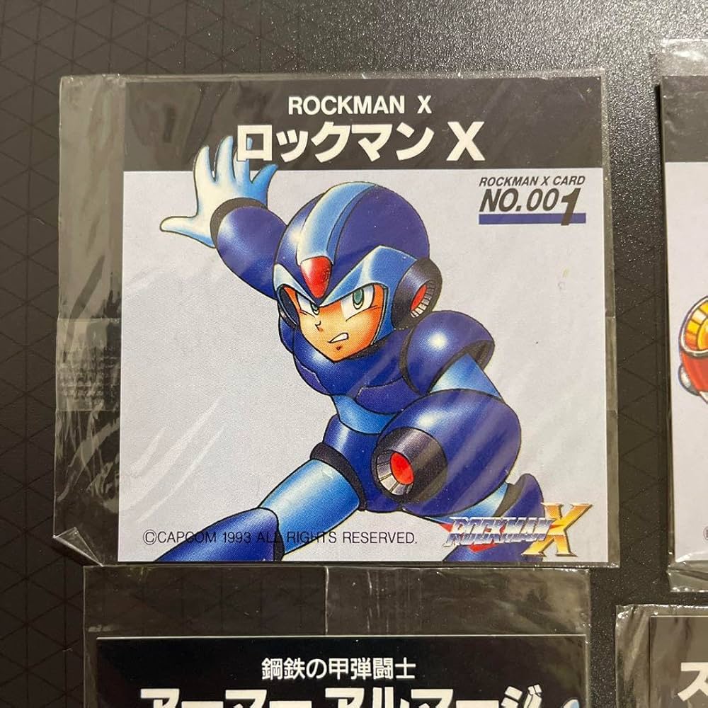 Amazon.co.jp: ロックマンXラーメンおまけカード5枚セット : 文房具