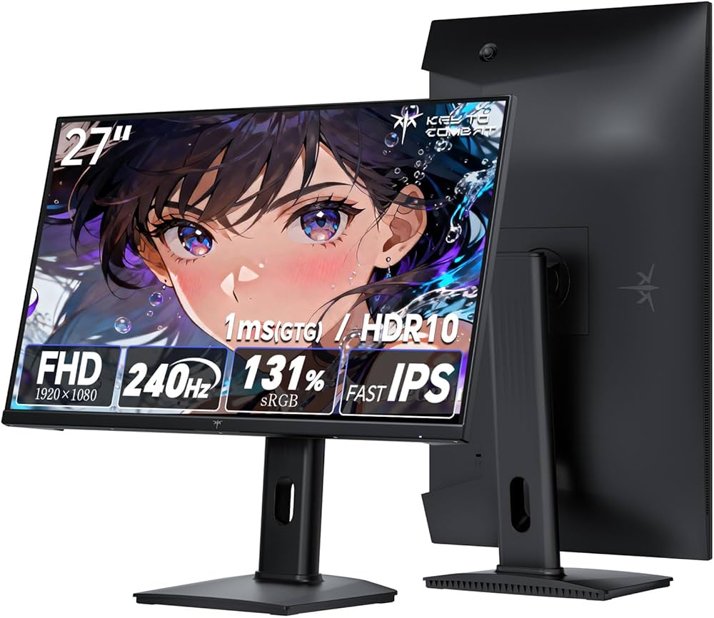 Amazon.co.jp: KTC 27 インチ ゲーミングモニター (240Hz/FHD/1ms/Fast
