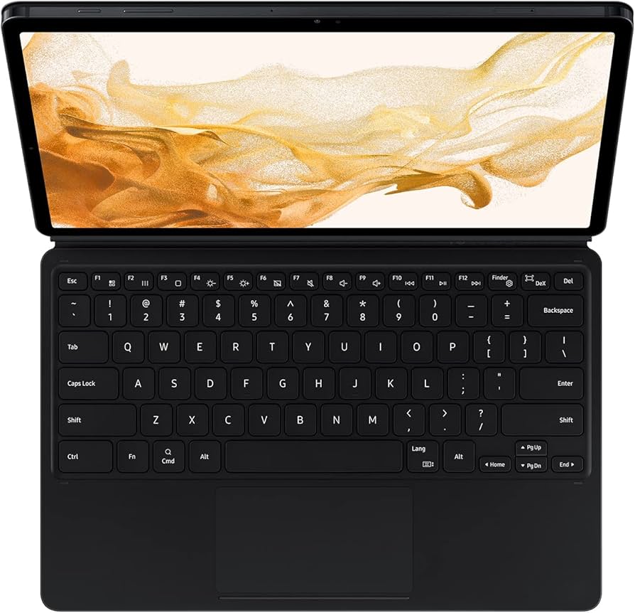 Amazon.co.jp: Galaxy Tab S8+ Book Cover Keyboard｜ブラック