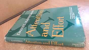 Amazon.co.jp: Attention and Effort (Experimental Psychology S