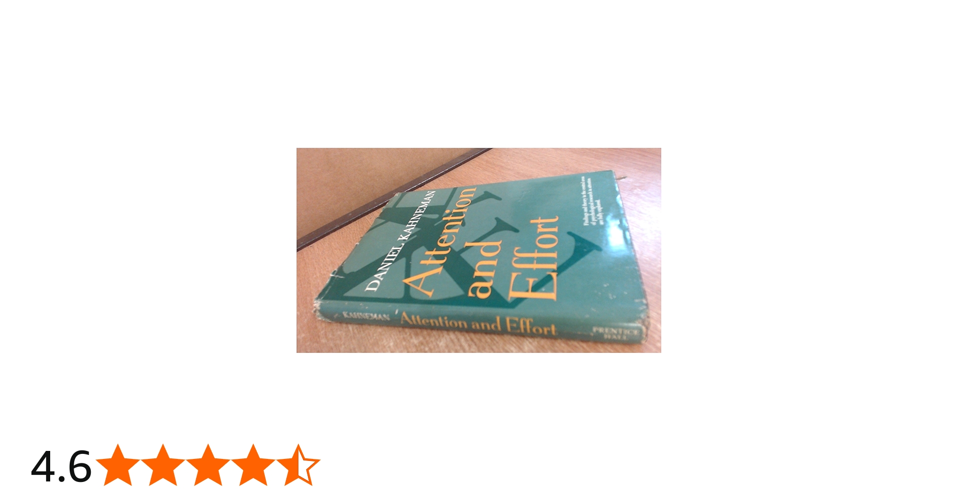 Amazon.co.jp: Attention and Effort (Experimental Psychology S