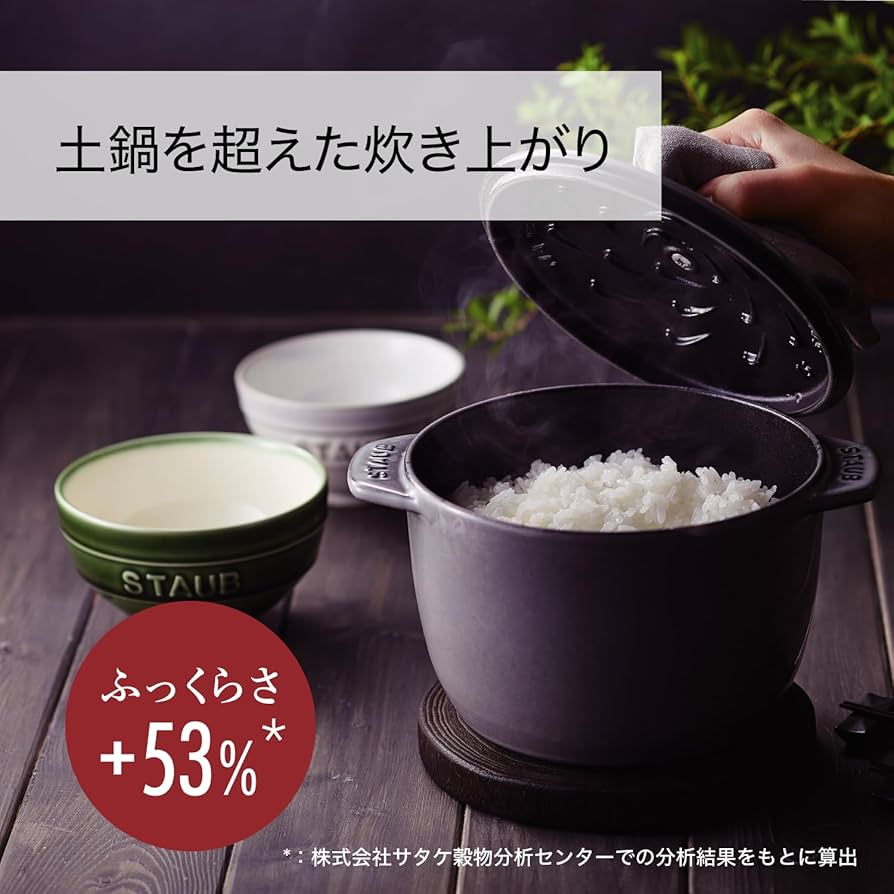 Amazon.com: staub La Cocotte de GOHAN Campagne S 40501-423 Rice