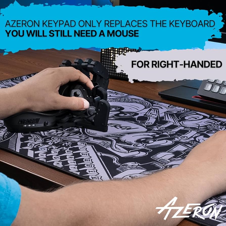 Amazon.com: AZERON Gaming Keypad, Programmable One Handed Gaming