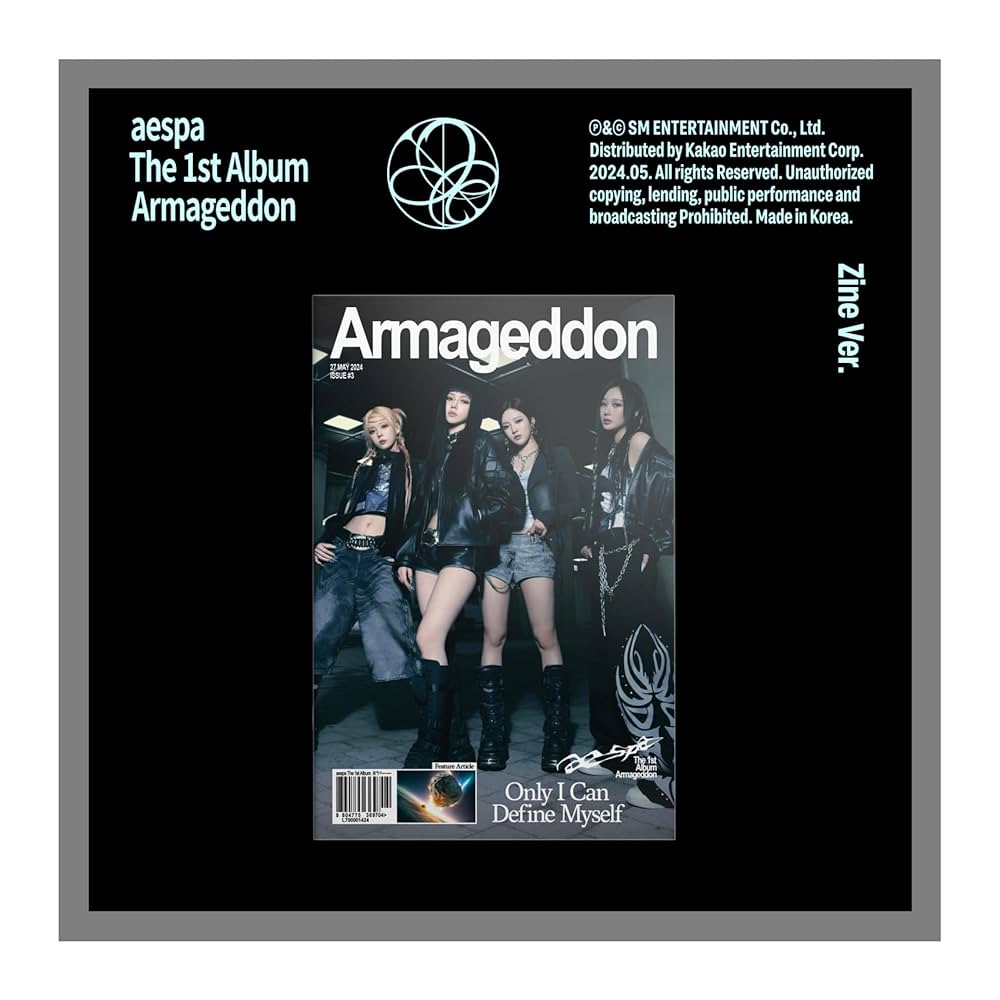 aespa Armageddon 1st Album Contents+Tracking Sealed (Zine Version