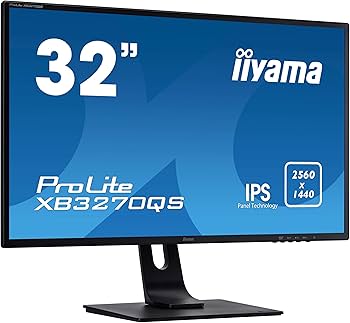 Amazon.co.jp: iiyama WQHD モニター ディスプレイ XB3270QS-B1 (31.5