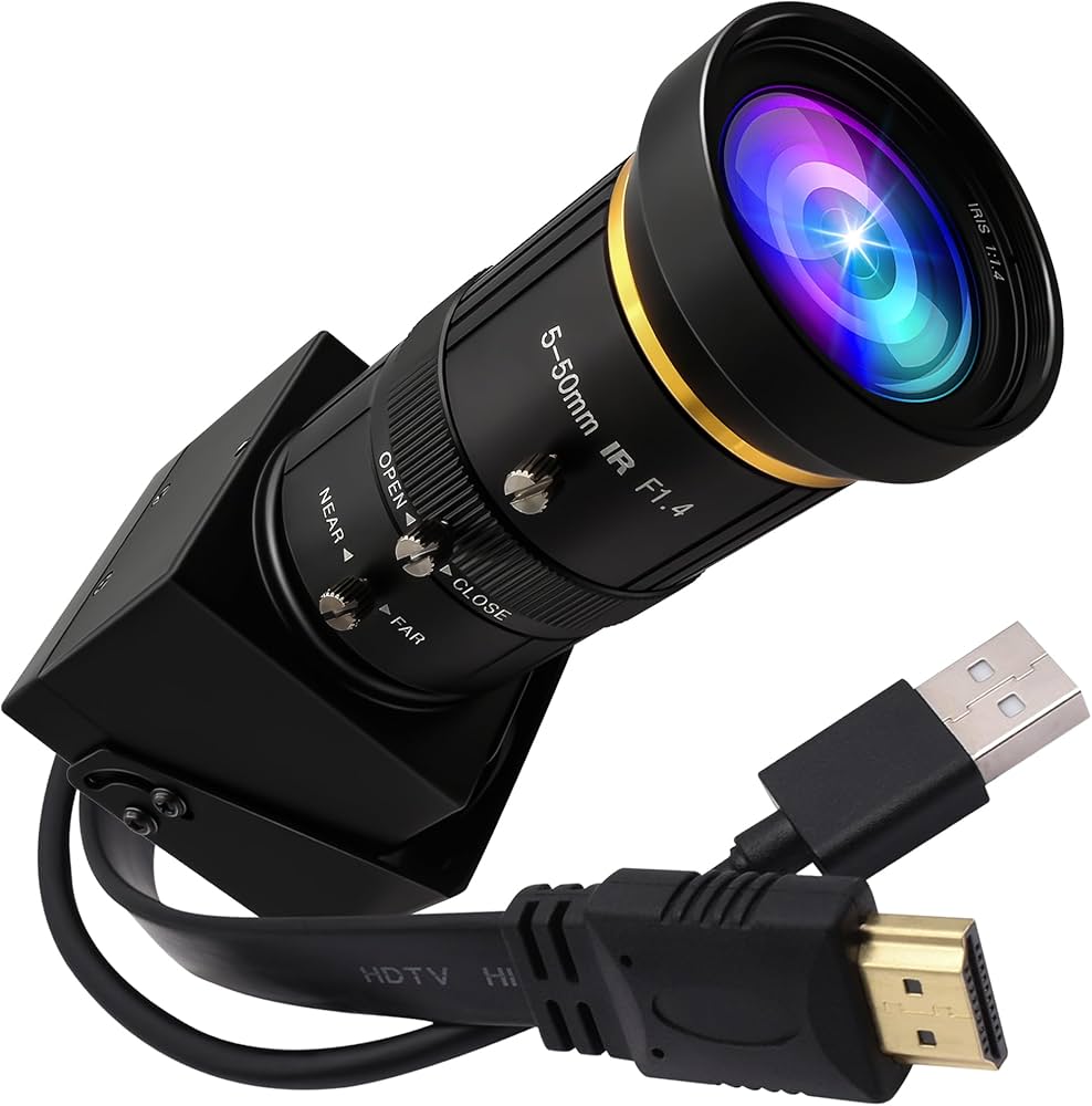 Amazon.com: ELP 4K HDMI USB Camera Manual Zoom Webcam Dual Output
