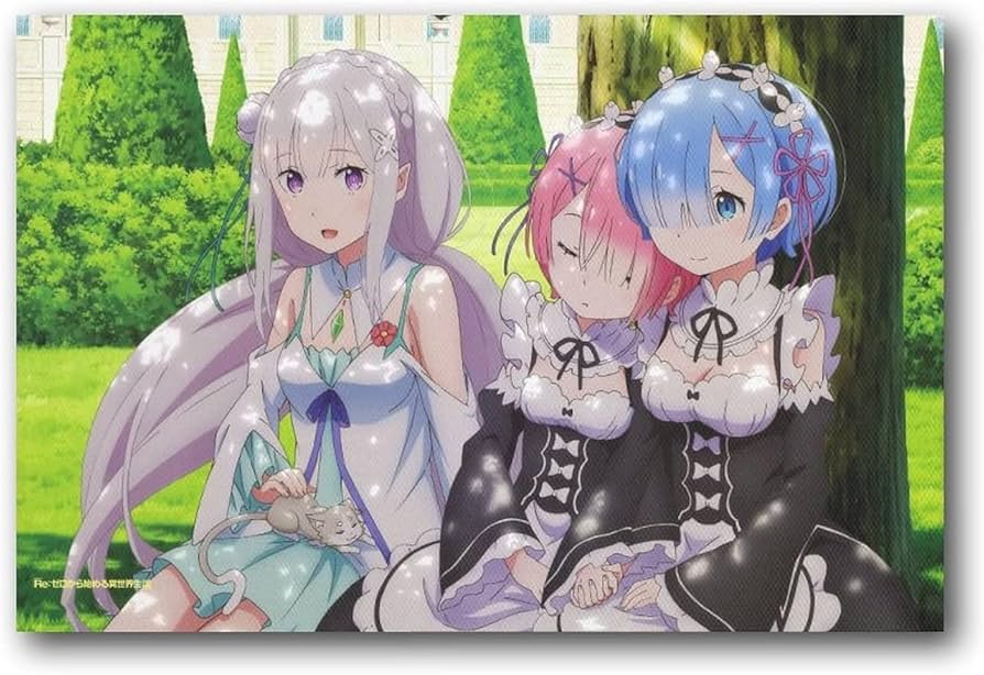 Amazon.co.jp: Reゼロから始める異世界生活 レム エミリア ラム 人気