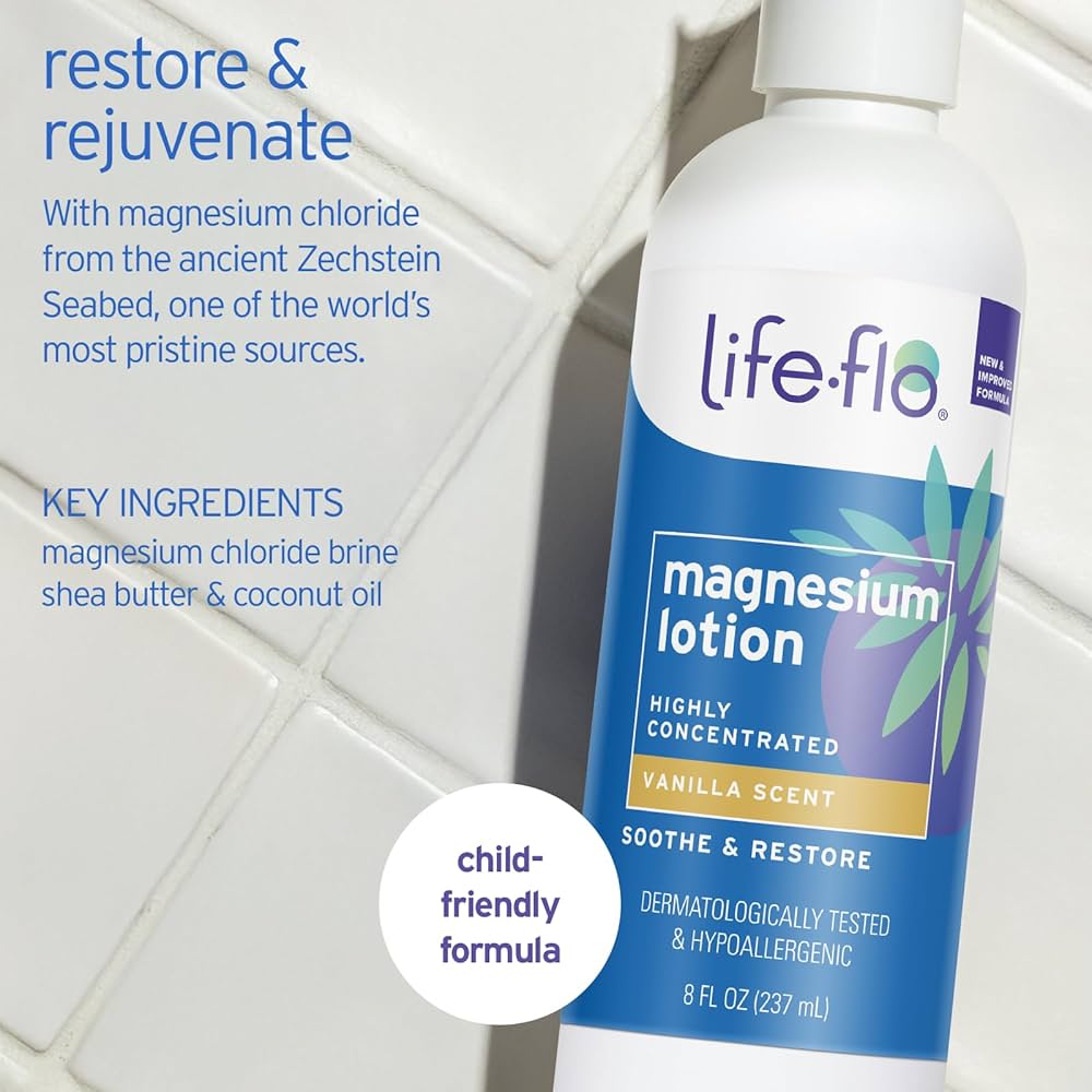 Amazon.com : LIFE-FLO Magnesium Lotion - New, Improved Magnesium