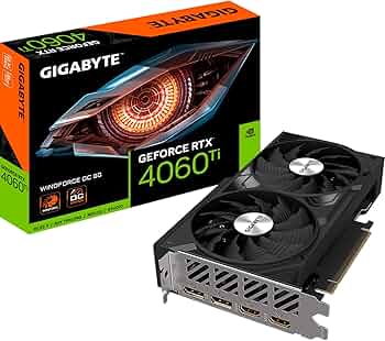 Amazon.com: Gigabyte NVIDIA GeForce RTX 4060 Ti WINDFORCE OC
