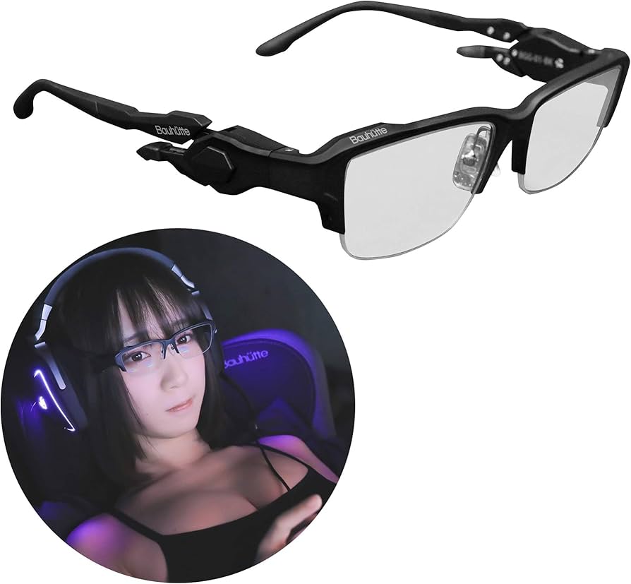 Amazon.co.jp: Bauhutte(バウヒュッテ) ゲーミングメガネ BGG-01-BK