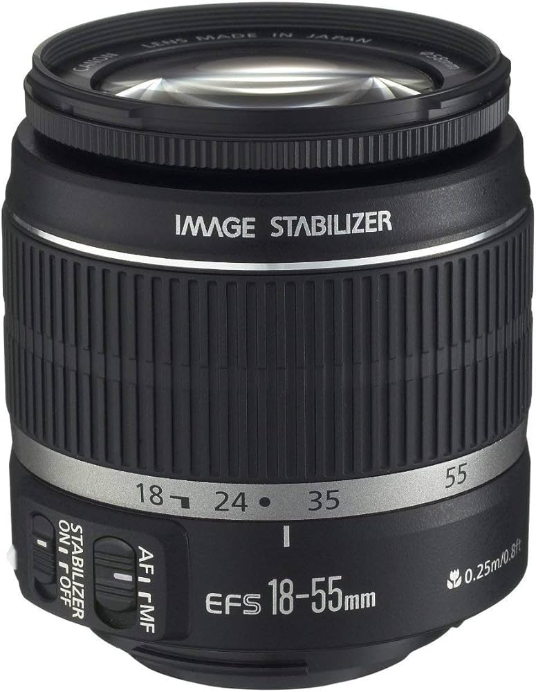 Amazon.com : Canon EF-S 18-55mm f/3.5-5.6 IS II SLR Lens White Box