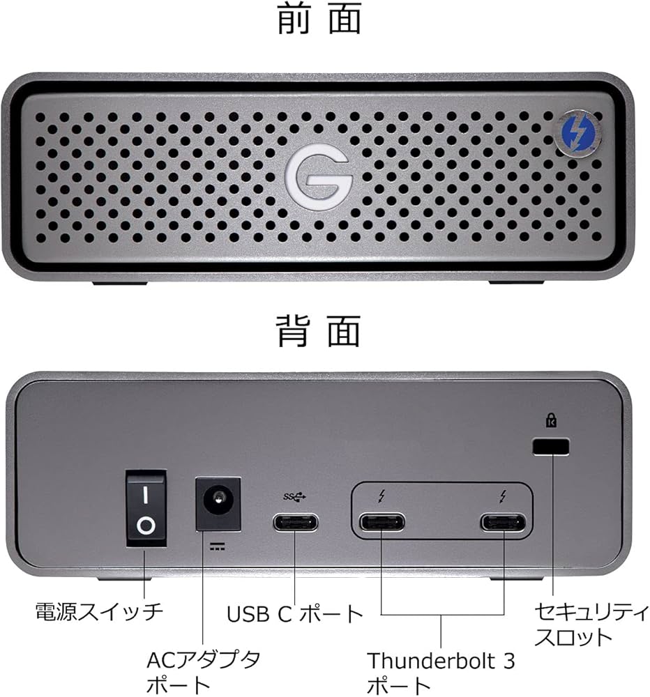 Amazon | サンディスクプロフェッショナル 外付けHDD 12TB G-DRIVE PRO