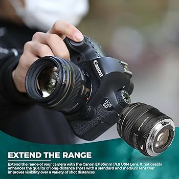 Amazon.com : Canon EF 85mm f/1.8 USM Telephoto Lens : Camera