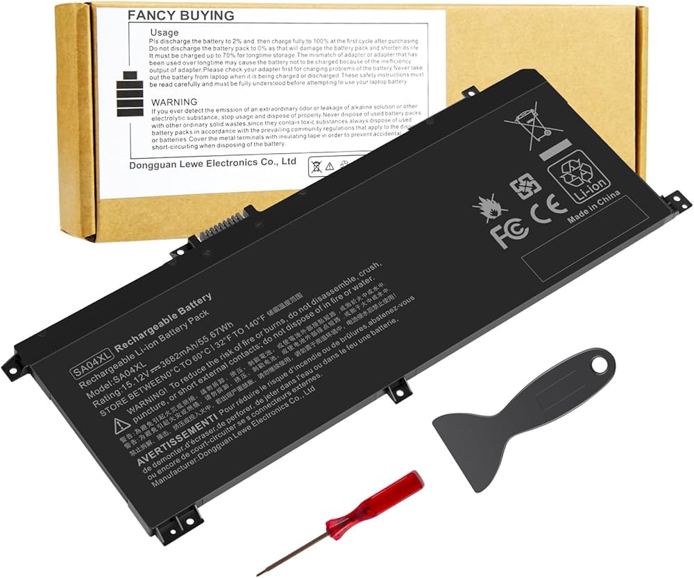 Amazon.com: SA04XL Laptop Battery Compatible with HP Envy X360 15
