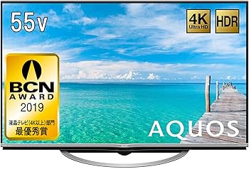 Amazon | シャープ 55V型 AQUOS 4K対応 液晶テレビ LC-55US5 | テレビ 通販