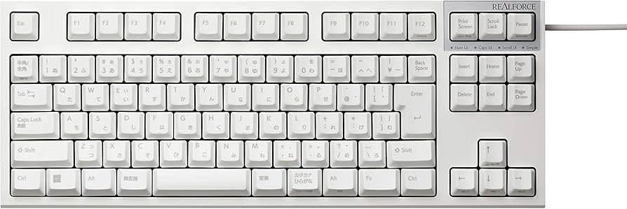 Amazon.co.jp: REALFORCE R3S キーボード 標準スイッチ 有線 テンキー