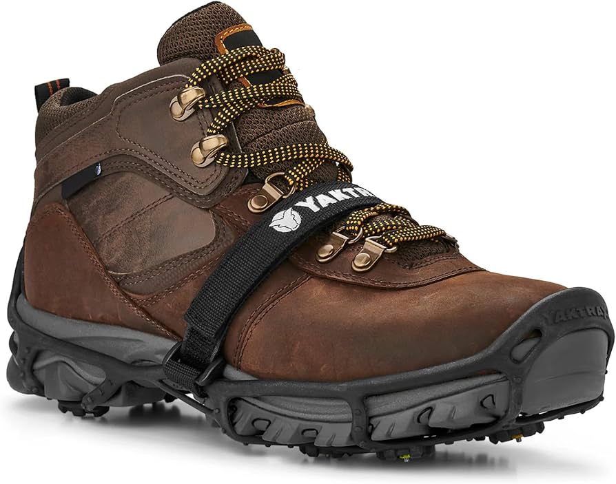 Yaktrax Spikes for Walking on Ice and Snow (1 Pair), Large/X-Large