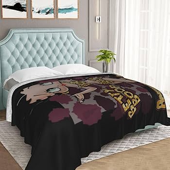 Amazon｜ベティちゃん ヒョウ柄 毛布 ブランケット 布団 掛け毛布