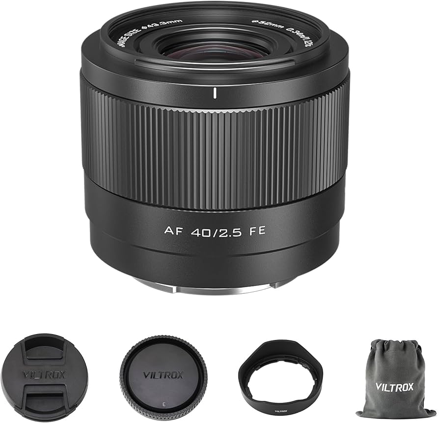 Amazon.com : VILTROX 40mm F2.5 f/2.5 AF Lens for Sony E Mount