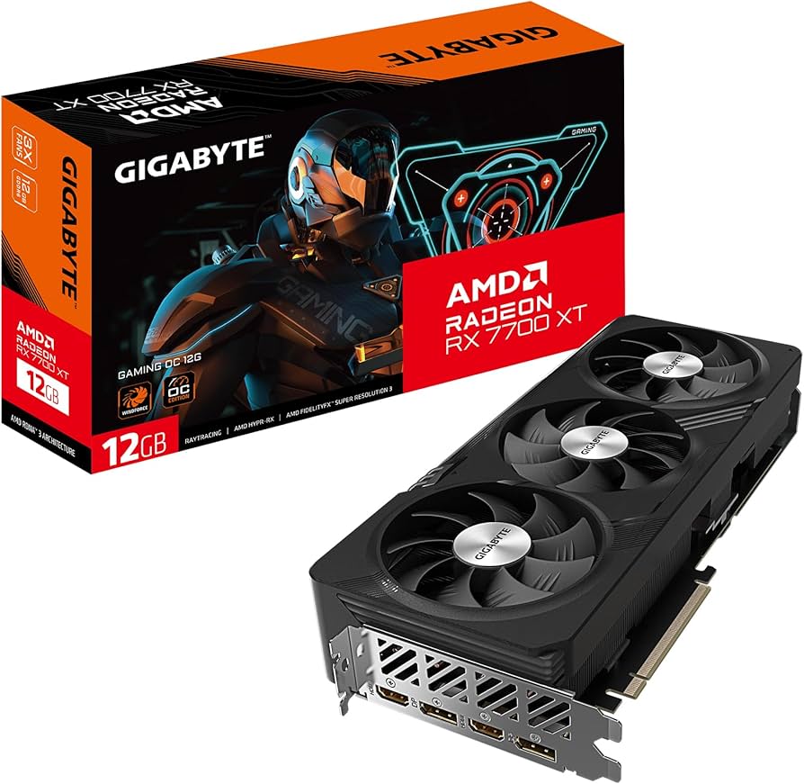Amazon.com: GIGABYTE Radeon RX 7700 XT Gaming OC 12G Graphics Card