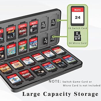 Amazon.com: PURBHE Switch Game Case for Nintendo Switch 1 & 2 Card