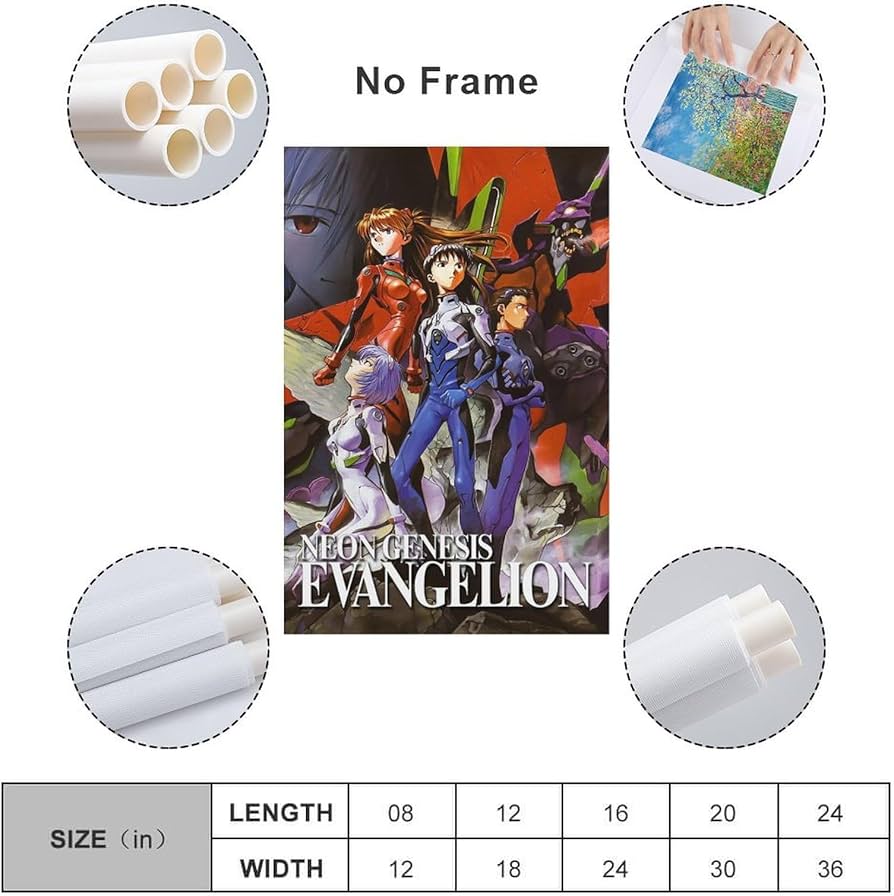 Amazon.co.jp: アニメポスター 新世紀エヴァンゲリオン ポスター 装飾