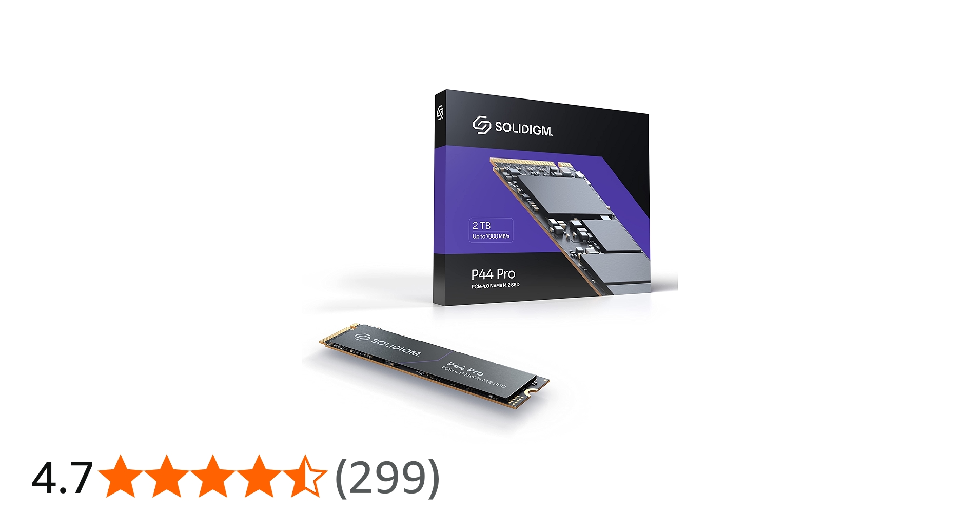 Amazon | Solidigm™ P44 Proシリーズ 2TB PCIe GEN 4 NVMe 4.0 x4 M.2