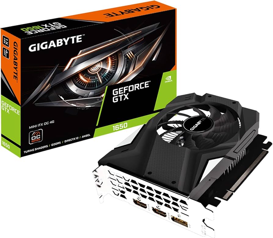 Amazon.com: GIGABYTE GeForce GTX 1650 Mini ITX OC 4G Graphics Card