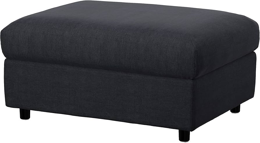 Amazon｜IKEA VIMLE フットスツール 収納付き サクセマラ ブラック