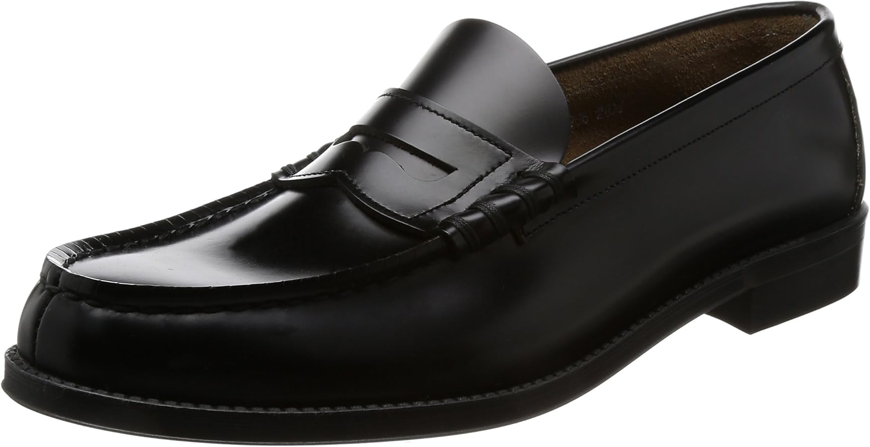 Amazon | [ハルタ] ローファー 3E 本革 メンズ 906 ブラック 25.5 cm